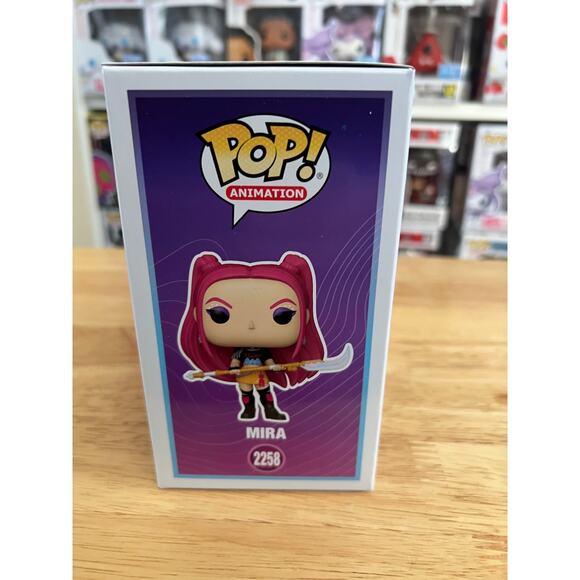 NEW IN HAND AUTHENTIC Mira K-Pop Demon Hunters Funko Pop #2258 Huntr/X Animation - Picture 2 of 6